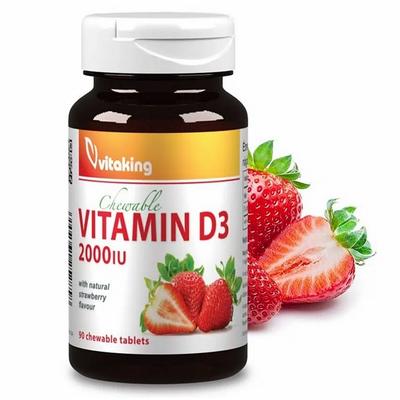 VITAKING D3-VITAMIN EPRES RÁGÓTABLETTA