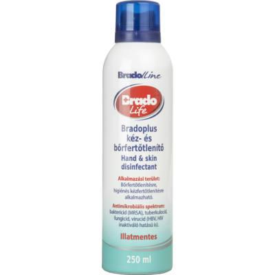 BRADOLIFE KÉZ-ÉS BŐRFERTŐTLENÍTŐ AREOSZOL - 250 ML