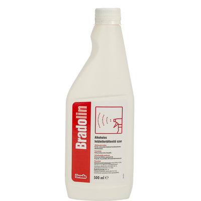 BRADOLIN ALKOHOLOS FELÜLETFERTŐTLENÍTŐ KUPAKOS - 500 ML